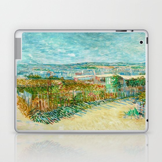 Vincent van Gogh Montmartre, Behind the Moulin de la Galette, Paris, July 1887 Laptop & iPad Skin