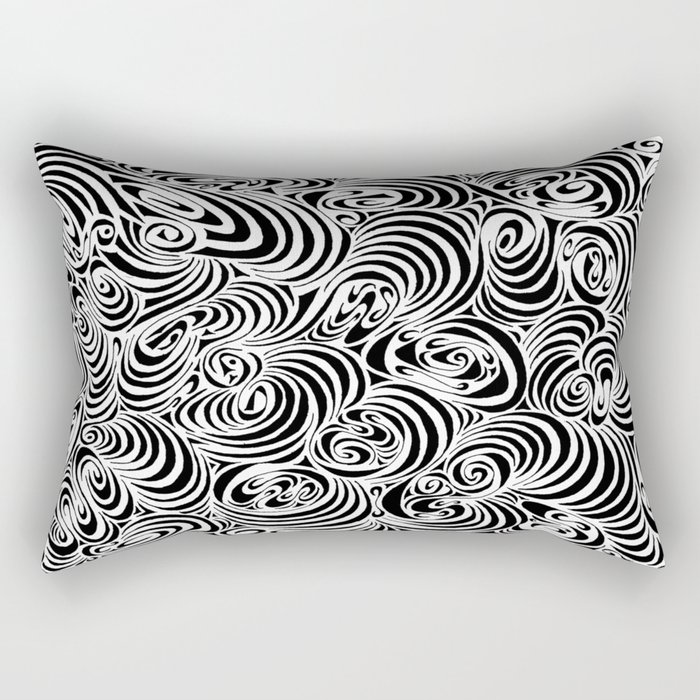 Strange wave Rectangular Pillow
