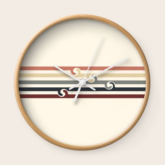 Vintage Beach Wall Clock