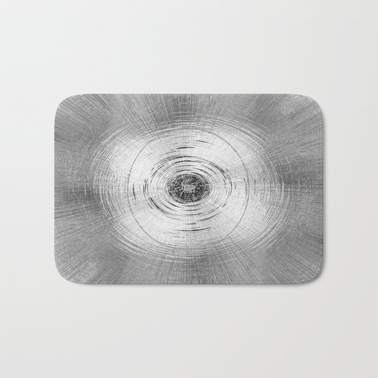 Metallic Swirl Bath Mat