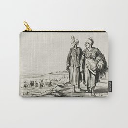 Honoré-Victorin Daumier - Quien...ces Parisiennes Qui S'moquiont De Nous (1857) Carry-All Pouch