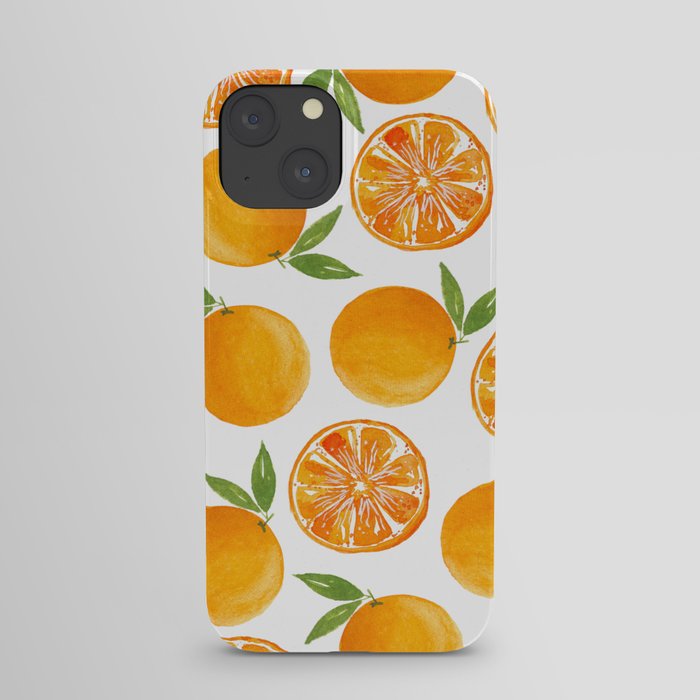 Oranges Pattern iPhone Case