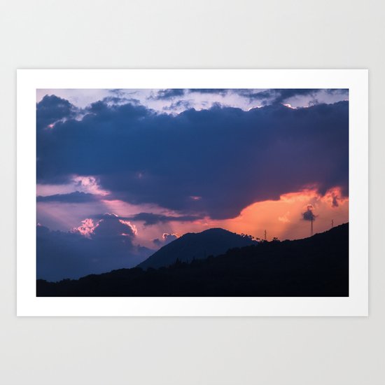 Dubrovnik Sunset Art Print