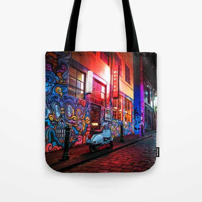 Evening in Hosier Lane Tote Bag