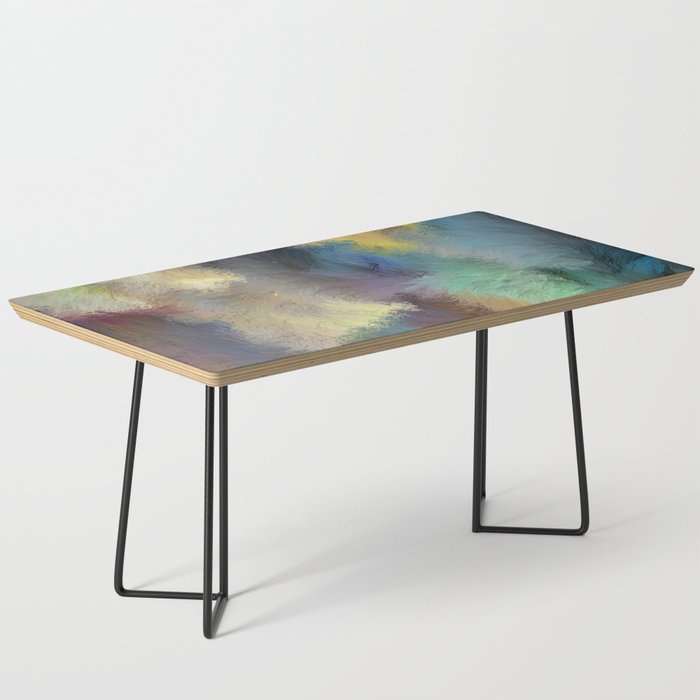 Falling Color Clouds Coffee Table