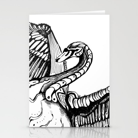 Swan Stationery Cards