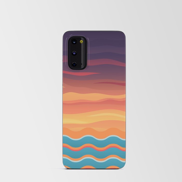 Abstact Horizon Android Card Case