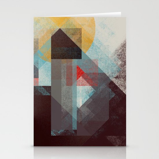 Over mountains Stationery Cards