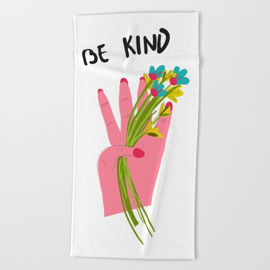 Be Kind Beach Towel