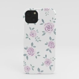 Turquoise pattern iPhone Case