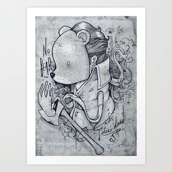 No bear Art Print