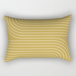 Minimal Line Curvature XCV Rectangular Pillow