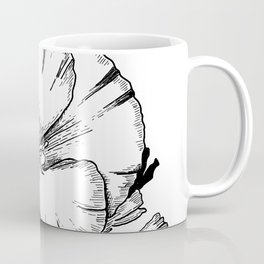  Poppy - Floral Line Drawing Mug