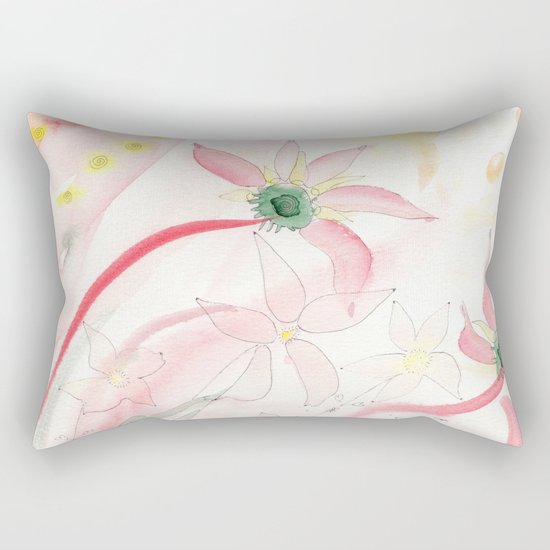 Summer flower meadow Rectangular Pillow