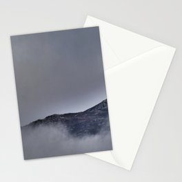 Scottish Highlands Mist Shrouded Mountain in I Art   Stationery Card