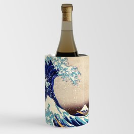 The Great Wave Off Kanagawa Wine Chiller