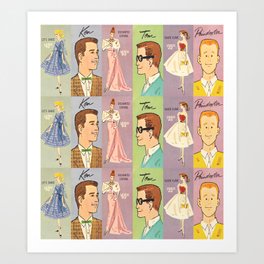 Vintage Queen of the Prom Art Print