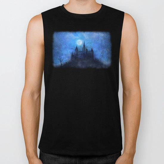 Mystical castle Biker Tank