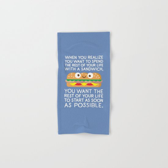 When Harry Met Sandwich Hand & Bath Towel