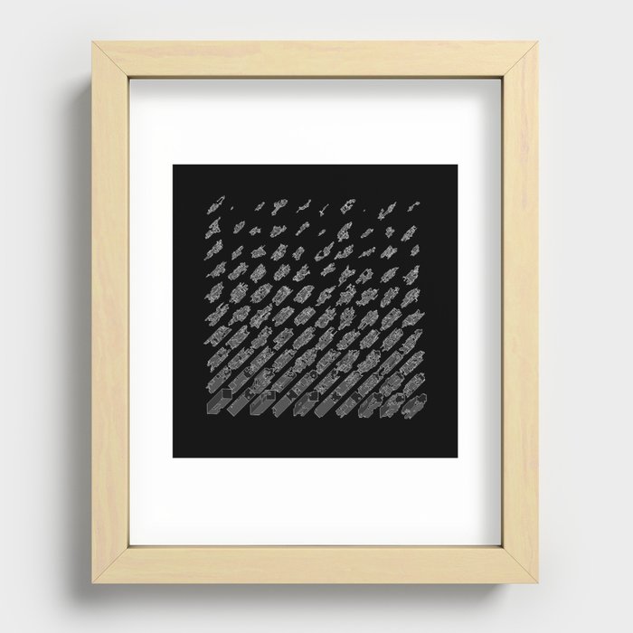 Subtractivity II Recessed Framed Print