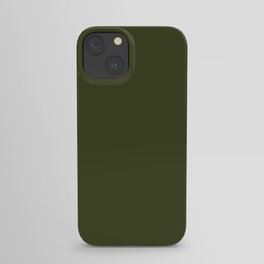 Solid Olive Green iPhone Case