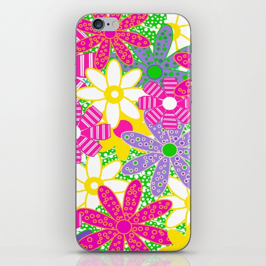 Frolicking Flowers iPhone & iPod Skin