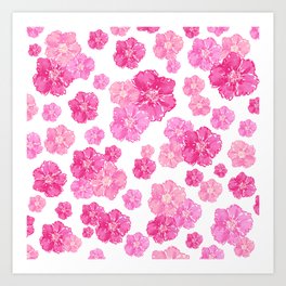 Sweet Pink Blossoms Art Print
