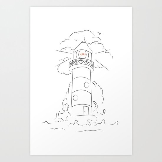 LIGHTHOUSE Art Print