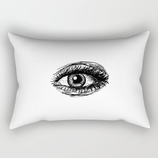 Eyes Rectangular Pillow