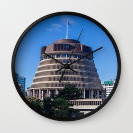 New Zealand Photography - Federal Government Office In Wellington Wall Clock
