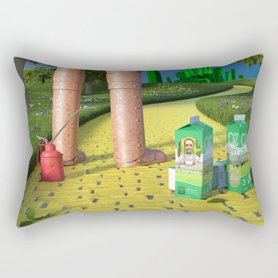 Dorothy is missing - Dorothy a disparu Rectangular Pillow