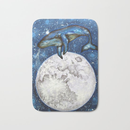 The Whale's Dream Bath Mat