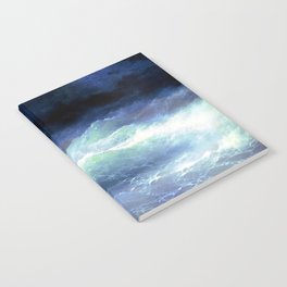 Between The Waves By Ivan Aivazovsky Notebook