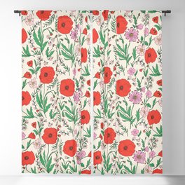Poppies Blackout Curtains For Any Room Or Decor Style Society6
