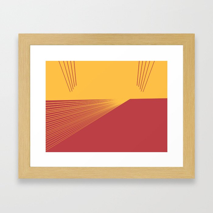 Sun Set Framed Art Print