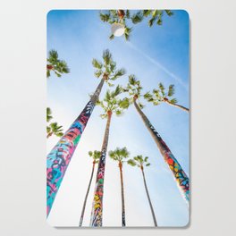 Graffiti palm trees of Venice Beach Cutting Board