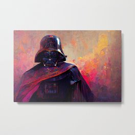 Darth Vader Metal Print | Digital, Black, Darthvader, Beuty, Digitalart, Red, Art, Colour, Force, Painting 