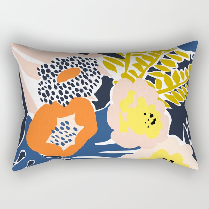 More design for a happy life - high Rectangular Pillow