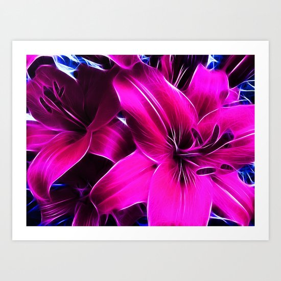Lily the Pink Art Print