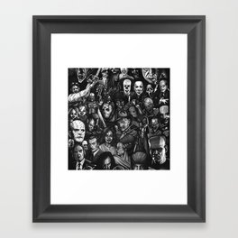 Classic Horror Movies Framed Art Print