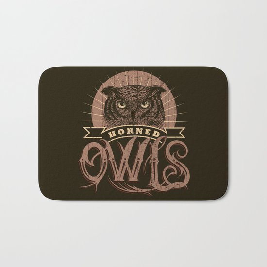 Team Owl Bath Mat