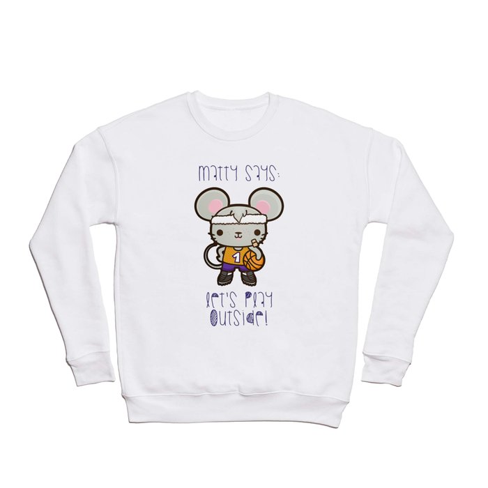 Matty the Sporty Mouse Crewneck Sweatshirt