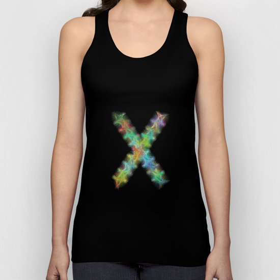 Letter X Unisex Tank Top
