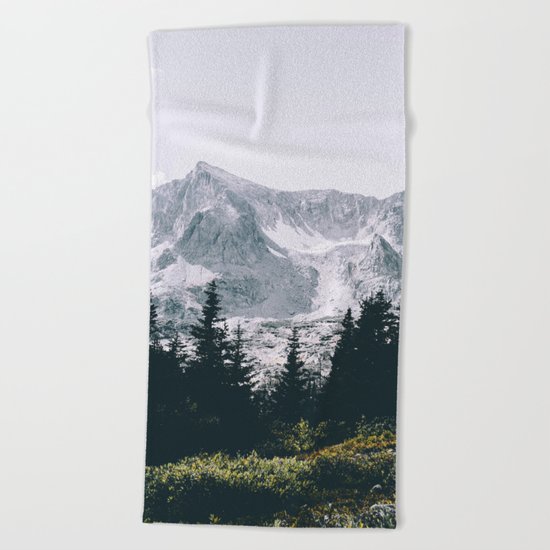 Mountains #faded Beach Towel
