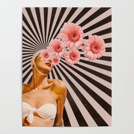 Blossom flower girl Poster