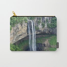 Brazil Photography - Beautiful Waterfall In The Middle Of The Jungle Carry-All Pouch
