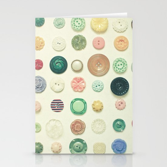 The Button Collection Stationery Cards