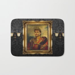 Patrick Swayze - replaceface Bath Mat | People, Vintage, Curated, Digital, Painting 