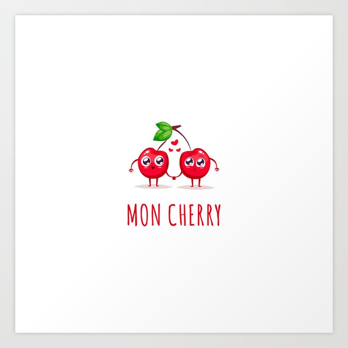 Mon Cherry Art Print