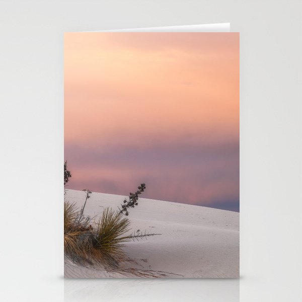 White Sand at Sunset Stationery Cards